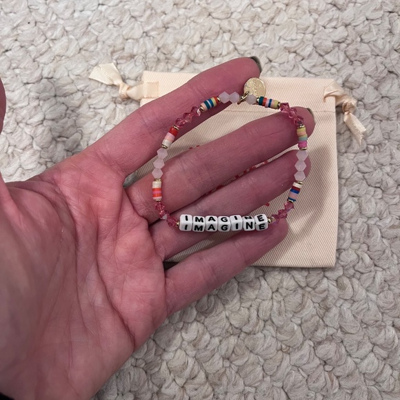 "Imagine" beaded bracelet sz S/M Little Words Project - Picture 2 of 5